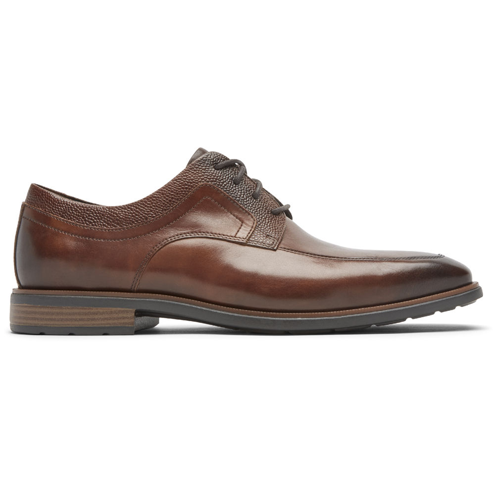 Rockport Singapore Mens Dress Shoes - Dres Sports Business 2 Apron Toe Brown - WJ9638014